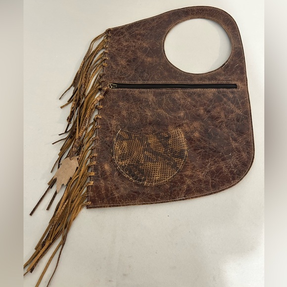 Sulay Rodriquez Handbags - Sulay handmade one of a kind art to wear mixed leather artisan bag. USA